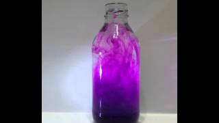 Diffusion of potassium permanganate in water [upl. by Meng289]