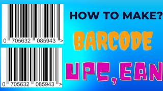 How to make Free Barcode UPCEAN Number for Amazon Ebay or any online store [upl. by Akiras704]