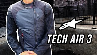 Alpinestars TechAir 3 Vest  motogeo [upl. by Adnahsar806]