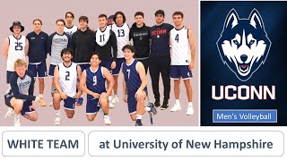 UConn Mens Volleyball at UNH  WHITE Team  January 27 2024  Extended Highlights  4K [upl. by Ilatfan]