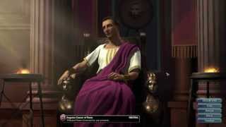 Civilization V Leader  Augustus Caesar of Rome [upl. by Ahcurb]