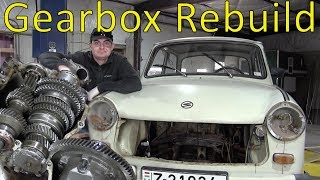 Rebuilding the Trabants Engine Part 2  Rebuilding The Gearbox [upl. by Leziar32]