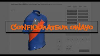 Créer son maillot personnalisé à lunité avec Owayo [upl. by Nawoj346]