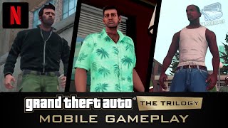 GTA The Trilogy Definitive Edition  Netflix Mobile Gameplay iOS [upl. by Tterrej731]