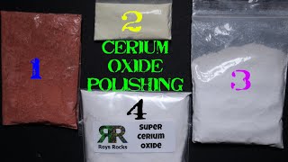 How to Use Cerium Oxide Polishing Powders at Different Grades Optical vs Super Cerium Red vs Yellow [upl. by Kciremed]