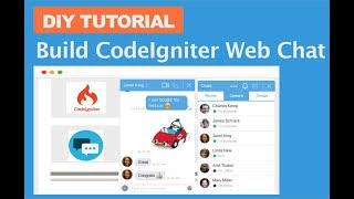 CodeIgniter Chat Tutorial Creating web chat app in CodeIgniter [upl. by Attennaej]