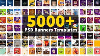 5000 Multipurpose Banners Templates Download In PSD FIles Sheri SK [upl. by Kaya]