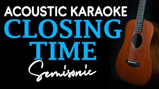 CLOSING TIME  Semisonic  ACOUSTIC KARAOKE [upl. by Upali]