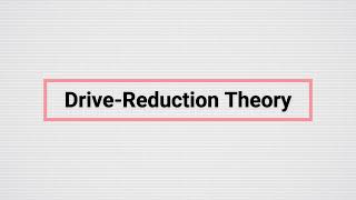 DriveReduction Theory  AP Psychology Vocabulary [upl. by Yantruoc]