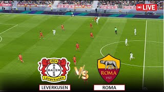 🔴IN DIRETTA Bayer Leverkusen vs Roma Partita di calcio in diretta I UEFA Europa League pesI 21 game [upl. by Sorodoeht]