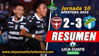 REMONTADA CREMA  Malacateco 2 vs Comunicaciones 3  Jornada 10 Apertura 2023 RESUMEN COMPLETO [upl. by Lewej700]