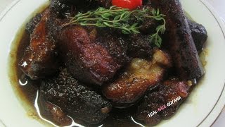 Pepperpot step by step Recipe Video II Real Nice Guyana [upl. by Ardeid]