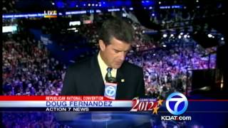 New Mexican working as paige at GOP convention [upl. by Megargee]