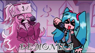 Demonila but Sarvente and Miku sings it  FLP  fnf demonila cover [upl. by Kiker]