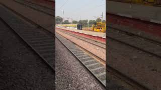 Train 14507 dli fka intercity arriving Ganaur youtube shorts yt railway sonipat indiantrains [upl. by Urbannai]