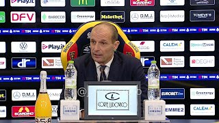 ALLEGRI post LecceJuve 03 conferenza stampa quotScudetto Dobbiamo rendere possibile limpossibilequot [upl. by Ogilvie]