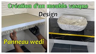 Remplacer lavabo par un meuble vasque bricolage bricoben [upl. by Heinrick]