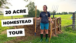 2023 Homestead amp Farm Tour  A Homesteading Family [upl. by Smada]