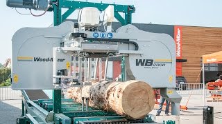 WoodMizer WB2000 Wideband Sawmill [upl. by Nibbor152]