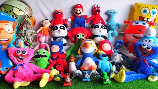 Review Boneka TRANSFORMERS  SPIDERMAN Spongebob Pororo BabyBus Doraemon Huggy Wuggy 37 [upl. by Ardisi501]