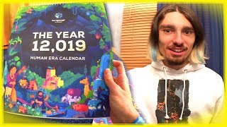 Kurzgesagt Human Era Calendar 12019 UnboxingReview [upl. by Eejan]