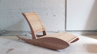 DIY Rocking Lounge Chair 10 [upl. by Artenak279]