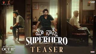 Maa Nanna Super Hero Teaser  Sudheer Babu  Sayaji Shinde  Sai Chand  Abhilash Kankara [upl. by Kalmick]