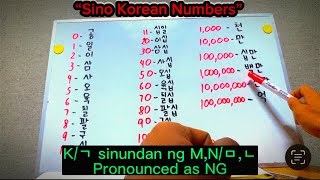 Vlog10 Learn Korean SinoNumbers Up to 100 Million Easy Tagalog😀 [upl. by Angelique693]