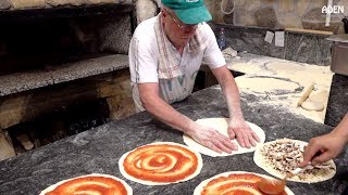 Food in Rome  Wood Fired Pizza  Italy [upl. by Nwaf]