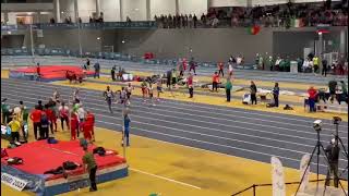 M45 60m Final European Masters Athletics Indoor Championships Indoor Braga EMACi 2022 [upl. by Delaryd]