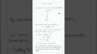 Derivation of g acceleration due to gravity knowledgewdu informationrydbergeducation science [upl. by Ahl615]