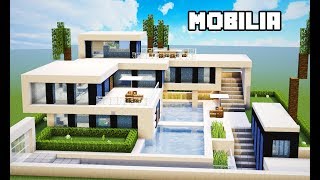 Minecraft Tutorial  Mobília da Mansão Ultra Moderna  MANYACRAFT [upl. by Euseibbob458]