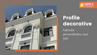 Profile decorative din polistiren cu acoperire pentru fatada [upl. by Eelirol]