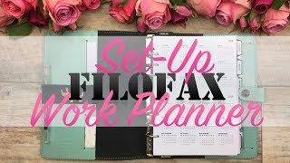 Filofax SetUp My Work Original A5 Planner  AennePlans [upl. by Einahpet]