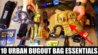 10 Urban Bugout Bag Essentials [upl. by Madid759]