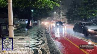 Balneário Camboriú ao vivo com CHUVA 182024 [upl. by Saunders658]