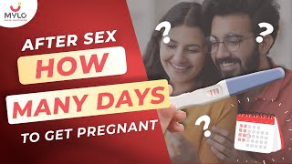 After Sex How Many Days To Get Pregnant  How Many Days After Sex Get Pregnant Hindi  Mylo Family [upl. by Adniuqal]