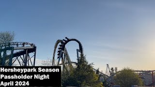 Vlog 50  Hersheypark Season Passholder Night 2024 [upl. by Otreblasiul]