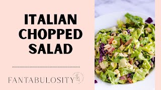 Italian Chopped Salad Recipe [upl. by Fidele]