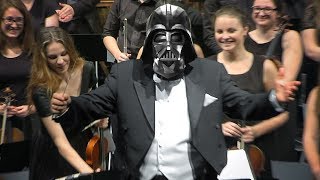 Star Wars –Jedi Orchestra plays Main Theme conducted by Andrzej Darth Vader Kucybała [upl. by Htide]