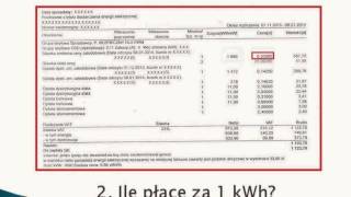 Jak quotczytaćquot fakturę za energie elektryczną [upl. by Elladine]