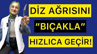 DİZ AĞRISINI BIÇAKLA 30 SANİYEDE GEÇİR fizyoterapistmacide dizağrısı [upl. by Aseel]