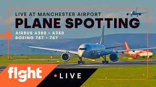 LIVE Plane spotting at Manchester Airport  050524 [upl. by Mairam]