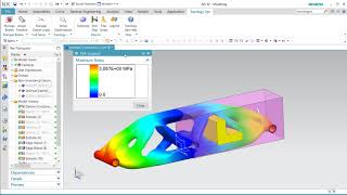 How to use topology optimization designer NX12 Siemens [upl. by Kcirddot]