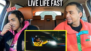 RODDY RICCH  LIVE LIFE FAST FULL ALBUM REACTION [upl. by Bernette]