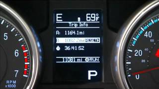 2012 Jeep Grand Cherokee  Vehicle Information Center EVIC [upl. by Hidie]