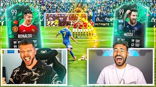 FIFA 22 C Ronaldo 99 vs Messi 99 Freistoß Battle 🔥🔥 Proownez vs Wakez Discard Challenge [upl. by Nob]