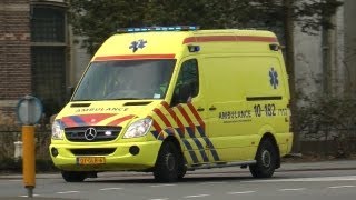 Dutch ambulance responding code 3 [upl. by Carrol]