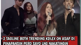 TRENDING KDLEX ON ASAP DI PINAPANSIN PERO SAYO LNG NAKATINGIN AT KD ESTRADA [upl. by Sims]