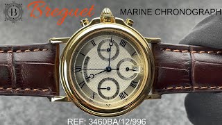 Breguet Marine Chronograph Automatic Yellow Gold 3460BA12996 [upl. by Hakym3]